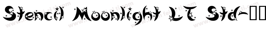 Stencil Moonlight LT Std字体转换